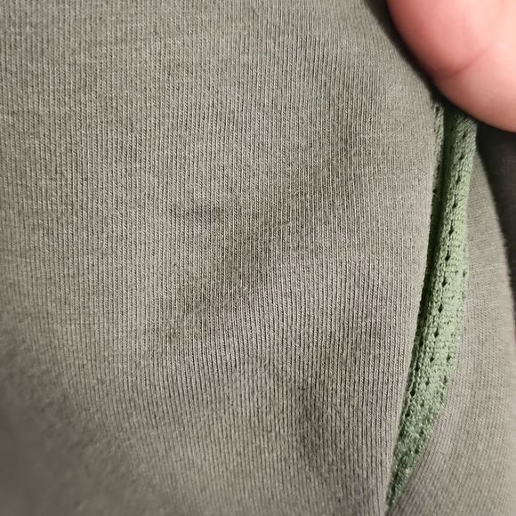2/$10 Old Navy loose long dynamic fleece green long sweater - Picture 4 of 12